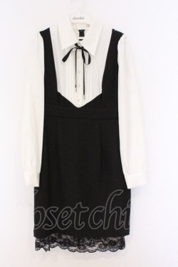 画像1: EATME / メイドライクワンピース S クロ×シロ O-26-03-08-036-LO-OP-OW-OS