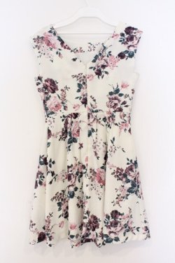 画像3: EATME / 花柄ワンピース XS アイボリー O-26-03-08-038-LO-OP-OW-OS