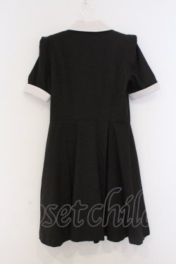 画像3: EATME / バイカラーWボックスワンピース S クロ×シロ O-26-03-08-040-LO-OP-OW-OS