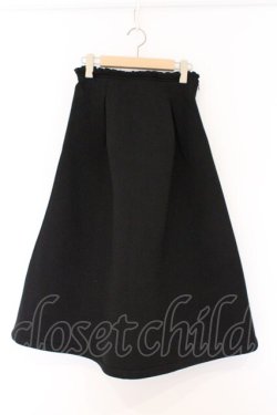 画像1: EATME / ダンボールニットロングスカート F クロ O-26-03-08-042-LO-SK-OW-OS