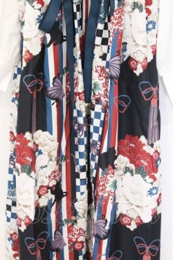 画像2: axes femme / 菊柄ワンピース F シロ O-26-03-08-009-AX-OP-OW-OS