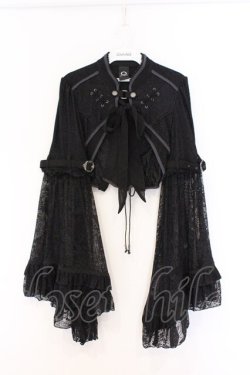 画像1: Ozz oneste / Fairy tale Roseレースボレロ  ブラック O-26-03-08-012-OO-JA-OW-OS
