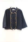 axes femme / ダブルボタンカレッジジャケット F ネイビー O-26-03-08-015-AX-JA-OW-OS
