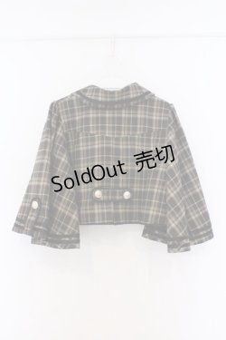 画像3: axes femme POETIQUE / ダブルボタンケープジャケット M グリーン O-26-03-08-016-AX-JA-OW-OS