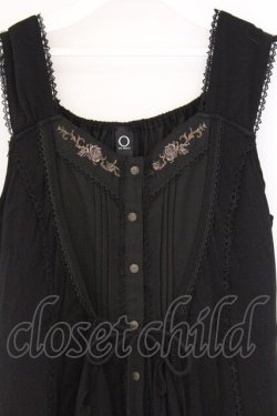 画像2: Ozz oneste / カメオエンジェルジャンパースカート  ブラック O-26-03-08-020-OO-OP-OW-OS