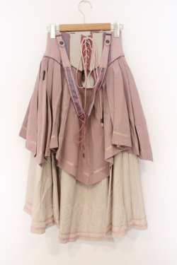 画像4: Ozz oneste / Fairy tail Roseコルセットスカート  ピンク O-26-03-08-021-OO-SK-OW-OS