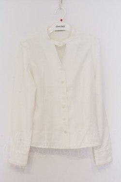 画像1: EATME / 胸あきブラウス F オフシロ O-26-03-08-024-LO-BL-OW-OS