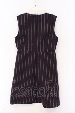 画像3: EATME / レジメンタルストライプワンピース S ネイビー O-26-03-08-028-LO-OP-OW-OS