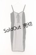 EATME / バイカラータイトワンピース S クロ×グレー O-26-03-08-029-LO-OP-OW-OS