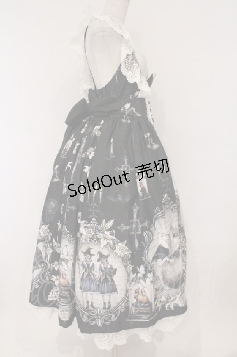 画像5: Royal Princess Alice / Witches' Familiar　粟木こぼねコラボ　2wayドレス  クロ×シロ O-26-03-09-002-LO-OP-IG-OS (5)