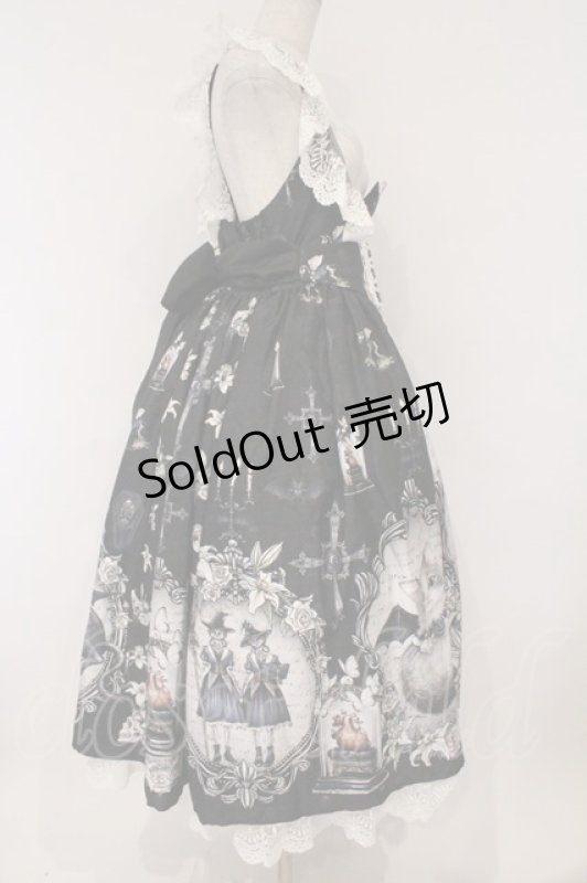画像5: Royal Princess Alice / Witches' Familiar　粟木こぼねコラボ　2wayドレス  クロ×シロ O-26-03-09-002-LO-OP-IG-OS (5)
