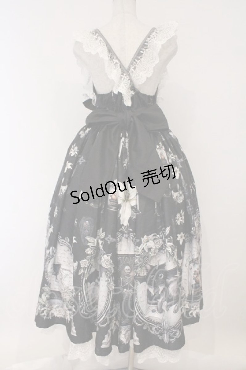 画像6: Royal Princess Alice / Witches' Familiar　粟木こぼねコラボ　2wayドレス  クロ×シロ O-26-03-09-002-LO-OP-IG-OS (6)