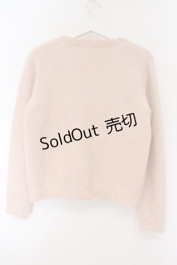 画像5: PINK HOUSE / ホワイトローズモチーフニットカーディガン  ピンク O-26-03-09-028-LO-TO-IG-OS