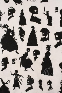 画像2: ALGONQUINS / スカルプリントTシャツ  ホワイト×ブラック O-26-03-09-035-AL-TS-IG-OS