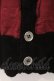 画像3: ALGONQUINS / ワッペンボーダーカーディガン  ワイン×ブラック O-26-03-09-039-AL-TO-IG-OS (3)
