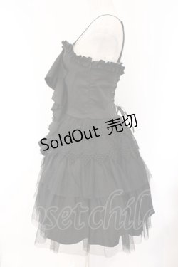 画像4: BPN / フリルベアミニワンピース M ブラック O-26-03-09-043-GO-OP-IG-OS