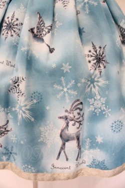 画像3: Innocent World / クリスタルワンダーランドレースアップジャンパースカート M ブルー O-26-03-09-004-IW-OP-IG-OS