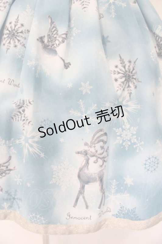 画像3: Innocent World / クリスタルワンダーランドレースアップジャンパースカート M ブルー O-26-03-09-004-IW-OP-IG-OS (3)