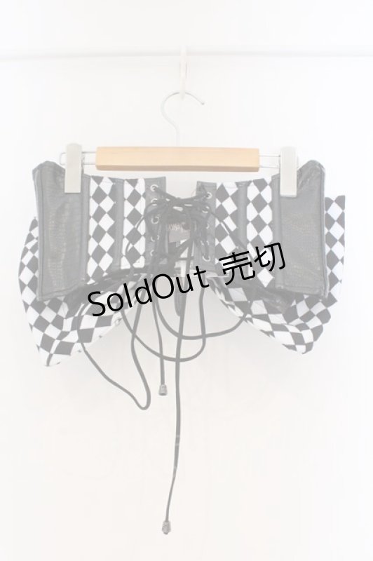 画像3: Qutie Frash / リボン帯コルセット  ブラック O-26-03-09-049-QU-TO-YM-OS (3)