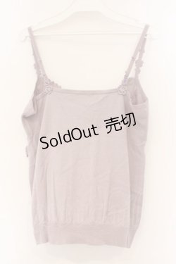 画像3: PINK HOUSE / 小花モチーフニットキャミソール  ラベンダー O-26-03-09-052-LO-TO-IG-OS