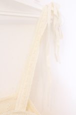 画像3: PINK HOUSE / フラワーあみぐるみニットキャミソール  シロ O-26-03-09-059-LO-TO-IG-ZI (3)