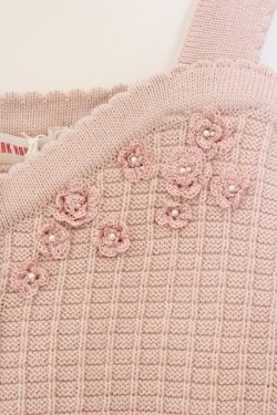 画像2: PINK HOUSE / リボン通しモチーフニット  ピンク O-26-03-09-060-LO-TO-IG-OS