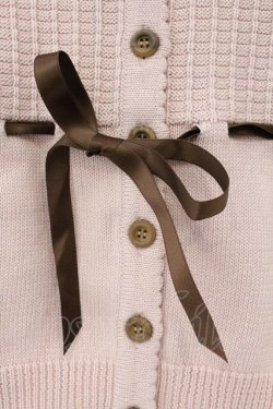 画像3: PINK HOUSE / リボン通しモチーフニット  ピンク O-26-03-09-060-LO-TO-IG-OS