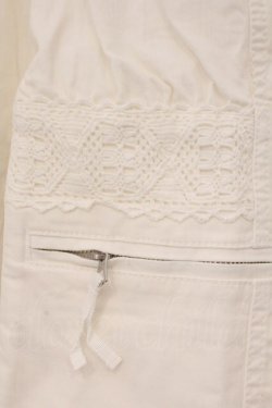 画像3: PINK HOUSE / レース配色デニムジャケット  シロ O-26-03-09-062-LO-JA-IG-OS