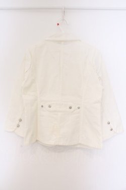 画像4: PINK HOUSE / レース配色デニムジャケット  シロ O-26-03-09-062-LO-JA-IG-OS