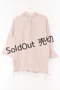 PINK HOUSE / チェックフードブラウス  ピンク O-26-03-09-071-LO-BL-IG-OS