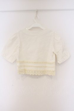 画像4: PINK HOUSE / 透かしレースビッグボタンボレロ  シロ O-26-03-09-073-LO-JA-IG-OS