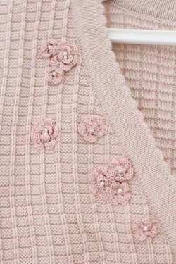 画像2: PINK HOUSE / モチーフつきカーディガン  ピンク O-26-03-09-076-LO-BL-IG-OS