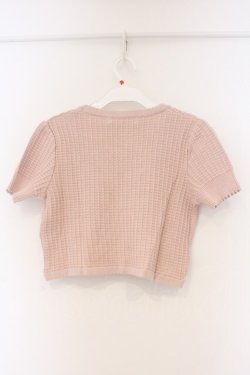 画像4: PINK HOUSE / モチーフつきカーディガン  ピンク O-26-03-09-076-LO-BL-IG-OS