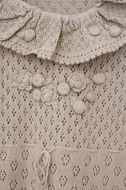 画像2: PINK HOUSE / お花モチーフニット L ベージュ O-26-03-09-079-LO-TO-IG-OS