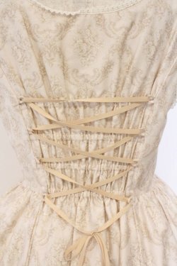 画像5: Victorian maiden / ダマスクキャットジャンパースカート  アイボリー O-26-03-09-008-CL-OP-IG-OS