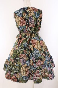 画像4: Kurumi Collaboration / TT*KRMゴブランジャンパースカート M クロ O-26-03-09-010-GO-OP-IG-OS