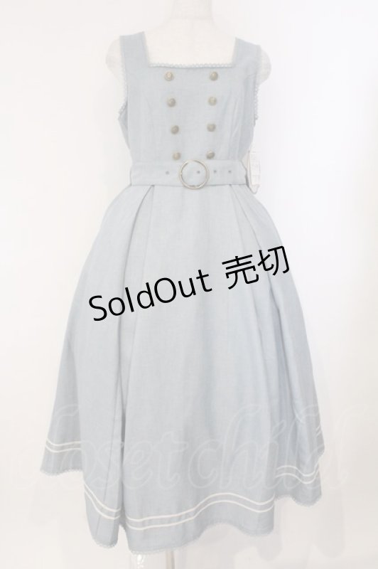 画像1: Kurumi Collaboration / マリンアカデミアジャンパースカート M ブルー O-26-03-09-011-GO-OP-IG-OS (1)