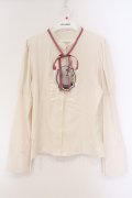 Kurumi Collaboration / KRデシンジゴスリブラウス M 生成り O-26-03-09-014-GO-BL-IG-OS