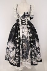 画像1: Royal Princess Alice / Witches' Familiar　粟木こぼねコラボ　2wayドレス  クロ×シロ O-26-03-09-002-LO-OP-IG-OS (1)