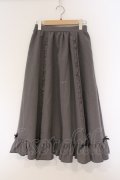 Cherirulu Chocola / MYフリルスカート+エプロン M グレー O-26-03-09-016-GO-SK-IG-OS