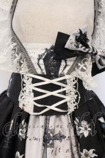 画像2: Royal Princess Alice / Witches' Familiar　粟木こぼねコラボ　2wayドレス  クロ×シロ O-26-03-09-002-LO-OP-IG-OS (2)