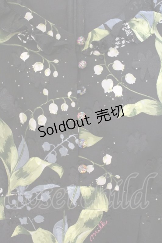 画像2: MILK / Lilybellシアードレス  クロ O-26-03-09-019-ML-OP-IG-OS (2)