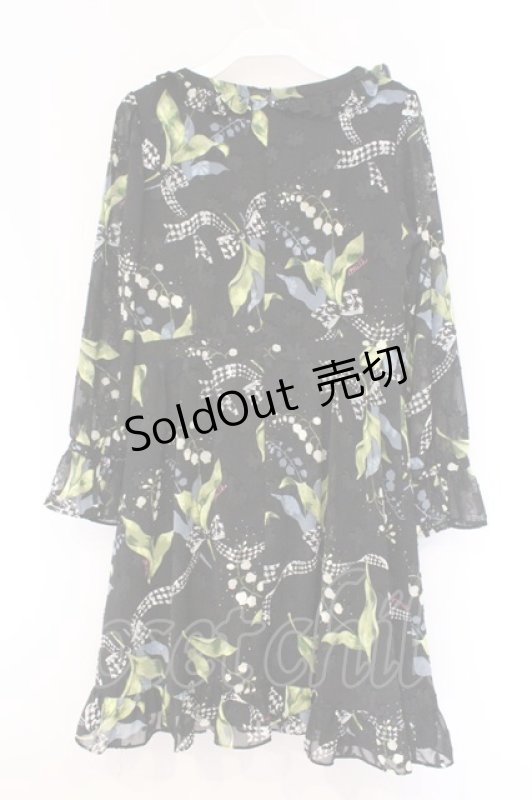 画像3: MILK / Lilybellシアードレス  クロ O-26-03-09-019-ML-OP-IG-OS (3)