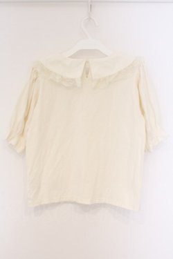 画像3: m petit by misako / 丸襟プルオーバー S オフシロ O-26-03-09-020-0-TO-IG-OS