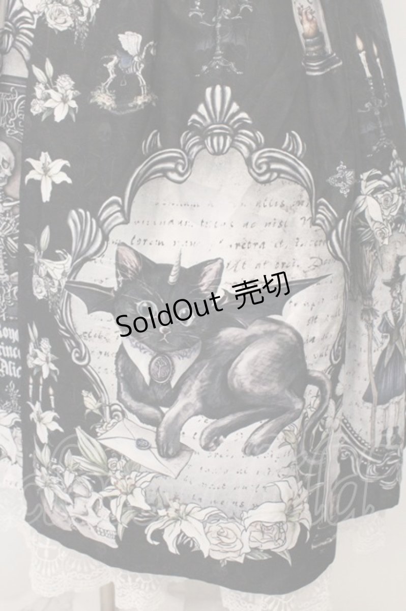 画像4: Royal Princess Alice / Witches' Familiar　粟木こぼねコラボ　2wayドレス  クロ×シロ O-26-03-09-002-LO-OP-IG-OS (4)