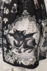 画像4: Royal Princess Alice / Witches' Familiar　粟木こぼねコラボ　2wayドレス  クロ×シロ O-26-03-09-002-LO-OP-IG-OS (4)
