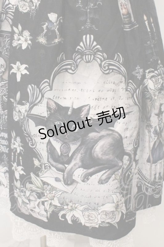 画像4: Royal Princess Alice / Witches' Familiar　粟木こぼねコラボ　2wayドレス  クロ×シロ O-26-03-09-002-LO-OP-IG-OS (4)