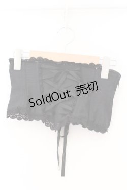 画像1: ALICE and the PIRATES / ショートコルセット  クロ O-26-03-09-024-PA-TO-IG-OS