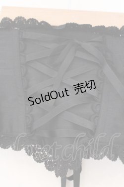 画像2: ALICE and the PIRATES / ショートコルセット  クロ O-26-03-09-024-PA-TO-IG-OS