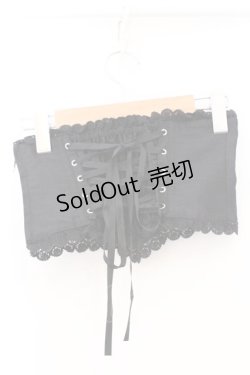 画像3: ALICE and the PIRATES / ショートコルセット  クロ O-26-03-09-024-PA-TO-IG-OS